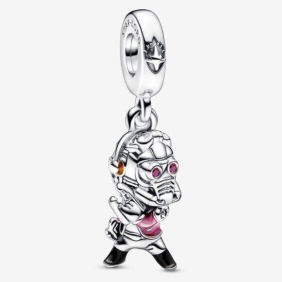 🌺Pandora Marvel Guardians of the Galaxy Star-Lord Dangle Charm - Picture 1 of 4